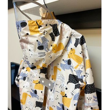 日系兒童雨衣男童女童全身小學生上學專用雨服雨披防暴雨連體書包