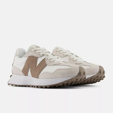 NEW BALANCE NB 327系列 女鞋 復古 麂皮 焦糖奶油 流行 穿搭 運動 休閒鞋 W327SUC