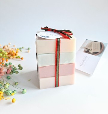 PUREGEMS  礦泥粉。 手工皂 。 (4 入特別優惠組合)