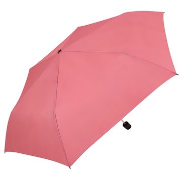 雙龍牌 小輕驅黑淨白自動折傘 260g 適用各種天氣 攜帶方便 遮陽降溫 防水墊片 速乾傘面  珊瑚粉
