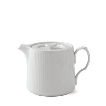 平邊白瓷 - 茶壺750ml(本商品不提供破損保證)