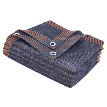 德利生活 16針網狀遮陽網 包邊打孔 懸掛方便  2 x 1m  黑色