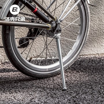 ROCKBROS洛克兄弟旗艦店 腳撐架 折叠車脚撑 铝合金16寸停車支架 侧边小布通用停車架 自行车停車架 騎行配件