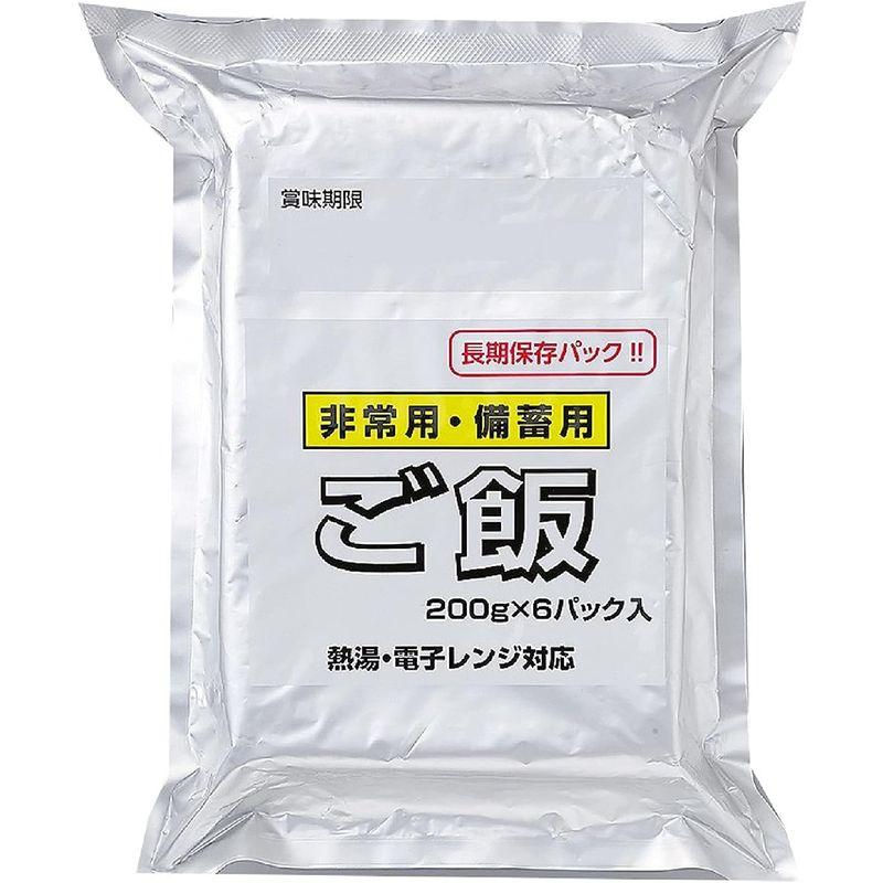 越後製菓 備蓄用・保存用米飯 200g 6食