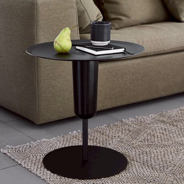 藝術邊桌（單） 磚紅色