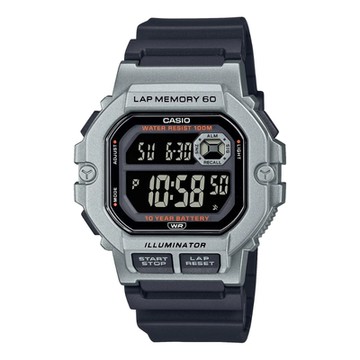 CASIO卡西歐 簡約運動電子錶(WS-1400H-1B)