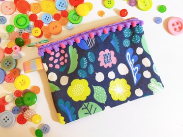 植物果物手作零錢包票卡包小物包