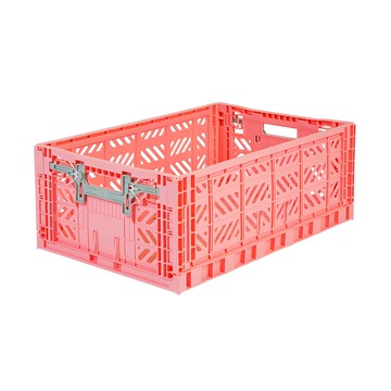 Ay-kasa 土耳其折疊收納箱 杏桃粉  L 600 x 400 x 220mm  1個