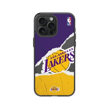 iPhone 15 Pro Max Clear 酷墨灰 - NBA - 熱血系列-洛杉磯湖人 L.A. Lakers - Sweat and tears