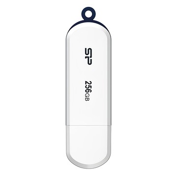 Silicon Power 廣穎電通 Blaze B32 USB3.2 隨身碟 65.3 x 18.3 x 8.4mm 白色 9g  256GB  1個