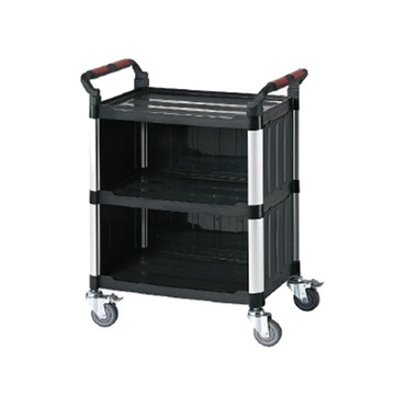 康得倫KTL 三層圍邊工作車 黑色/白色 /台 KT-707FB/KT-707FB1【APP滿額下單10%點數(單一帳號最高5000點)】1/31止