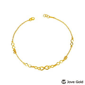 【JoveGold漾金飾】 時間的記憶黃金腳鍊