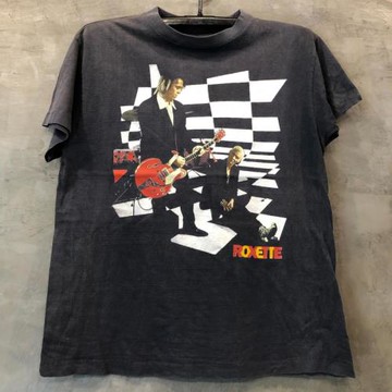 Roxette樂隊人像搖滾重磅棉短袖