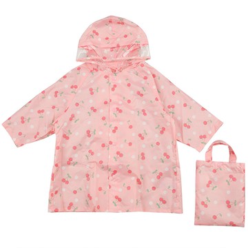 akachan honpo - 雨衣-櫻桃-粉紅色