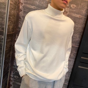 TOP_KOREA  秋冬必備 高領超親膚針織上衣 B1169