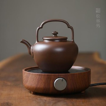 吳經提梁紫砂燒水壺煮水壺茶臺燒水壺一體電陶爐煮茶器圍爐煮茶