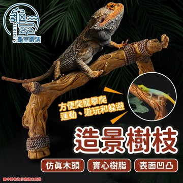 PJ小舖  爬蟲造景裝飾 仿真樹木 樹枝 樹幹 攀爬木 巨人守宮 魔物 蓋勾亞守宮守宮鬆獅蜥睫角變色龍 攀爬曬臺自然枯木