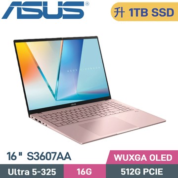 ASUS Vivobook S16 S3607AA-0072C325 (CU5-325/16G/1TB SSD/W11/16)特仕