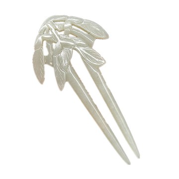 和田玉青白玉碧玉竹節玉發簪雙釵古風漢服頭飾發飾古裝盤發配飾