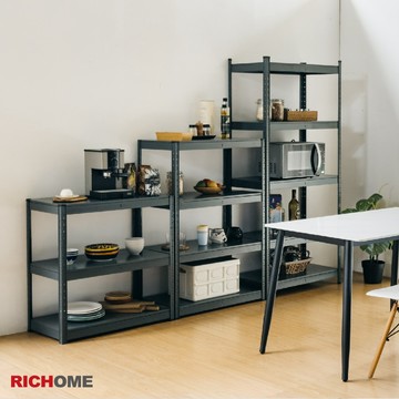 RICHOME 80X40X172 CM 鋼鐵人角鋼五層架 角鋼 層架 收納架 置物架 多種尺寸現貨供應 SH633