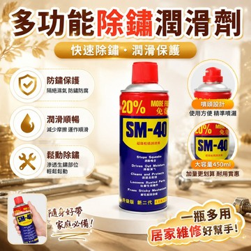 ⚡台灣48H出貨⚡除鏽劑【大容量450ML】金屬除鏽劑 防鏽潤滑油劑 螺絲鬆動劑 金屬強力清潔劑 萬用除銹 生鏽去除劑