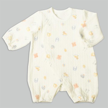akachan honpo - 幼兒連身衣-玩具、小物-米白色