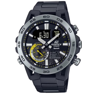 CASIO 卡西歐 EDIFICE 藍牙連線 賽車運動計時腕錶 母親節 禮物 推薦 48mm / ECB-40DC-1A