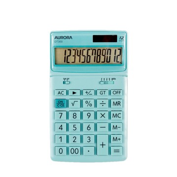 AURORA震旦 12位馬卡龍計算機DT300綠_廠商直送