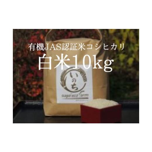 ふるさと納税 福島県 喜多方市 有機JAS認証米コシヒカリ白米10kg