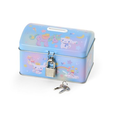 asdfkitty*大耳狗獨角獸 鐵製存錢筒 撲滿 儲金箱-附鎖-日本正版商品