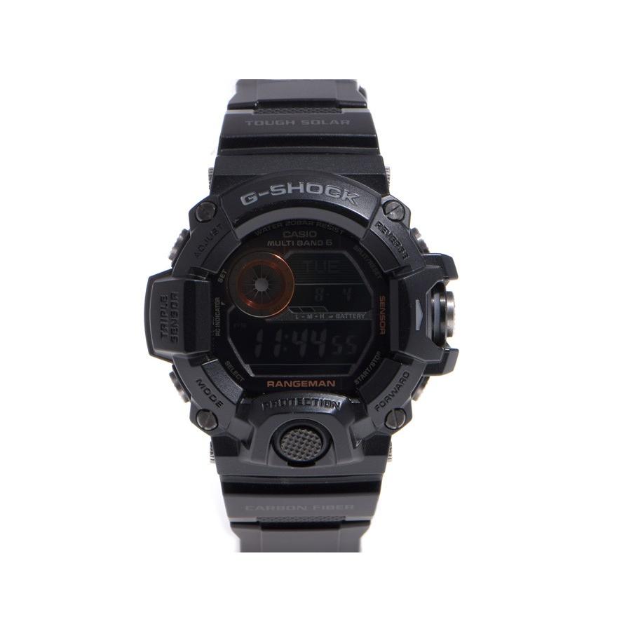 カシオ CASIO G-SHOCK レンジマン GW-9400BJ 黒 ラバー クオーツ 中古 ...