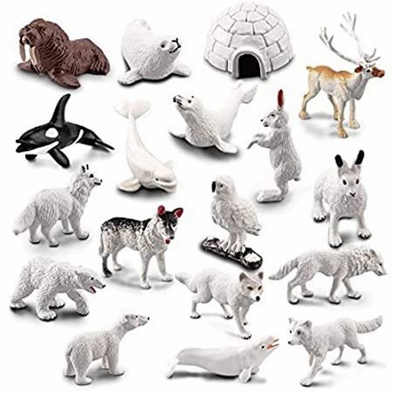 Agsixzlan 18ピース 北極動物フィギュア 北極動物フィギュア ミニシロ動物像 シロクマの置物 ホッキョクグマの装飾 Pvc 南極人形 マイク 通販 Lineポイント最大0 5 Get Lineショッピング