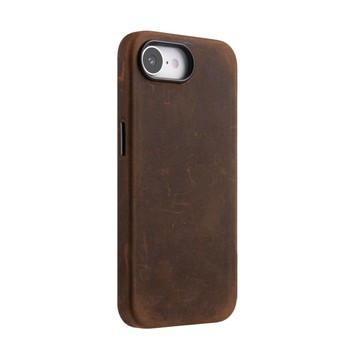 LUSSOLOOP 雙色真皮手機殼 iPhone 16e 輕奢保護殼