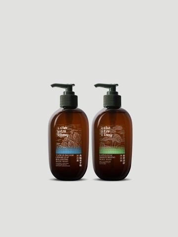 【清爽抒壓沐浴二件組】肖楠葉平衡沐浴露＋荷葉清舒沐浴露（330mL、500mL任選）