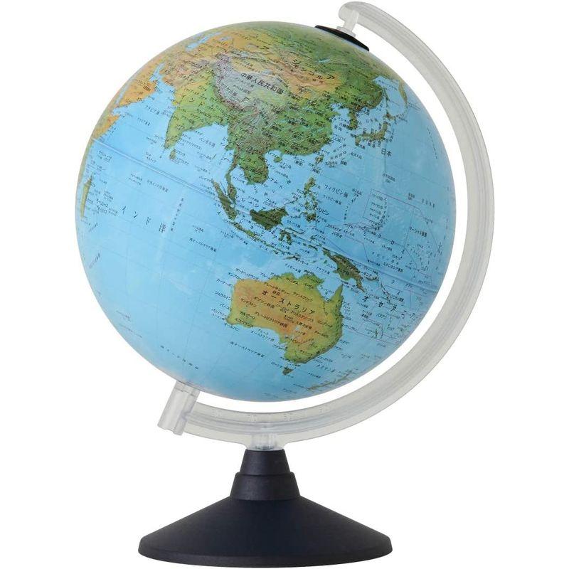 ORBYS 地球儀 アルファ26 球径25cm 地勢図