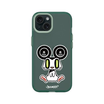 iPhone 15 Clear 憂墨綠 - BOUNCE - 棒小鼠