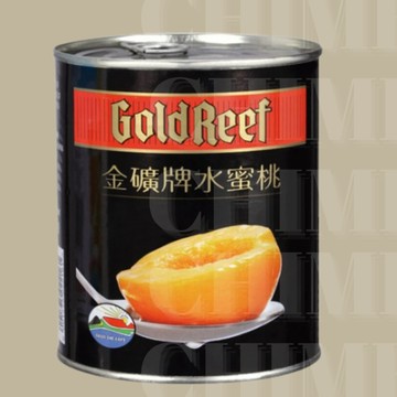 <附發票>Stephen義式餐廳食材廣場金礦水蜜桃825g罐裝飾物蛋糕裝飾