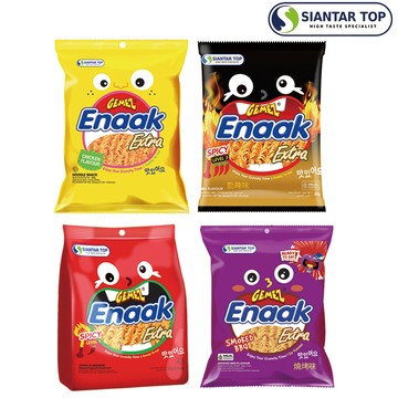 【蝦皮直營】Gemez Enaak 韓式小雞麵 袋裝3入-雞汁味/辣味/勁辣/燒烤小包裝