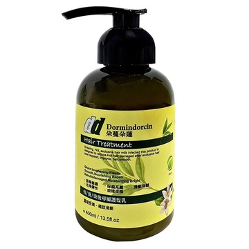 Dormindorcin 朵蔓朵蓮 毛躁分岔專屬護髮乳 400ml 修護受損髮質 柔順保濕  1瓶