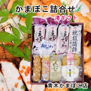  愛媛県瀬戸内 青木かまぼこ店 かまぼこ ちくわ 魚介の詰合せ 手作りかまぼこ 渚ギフト