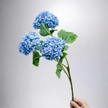 京都夏日繡球深海藍仿真花花材(1入組)
