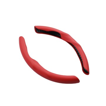CarZone 特斯拉/BMW/Benz防滑抗污汽車方向盤套38cm