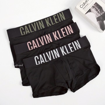 【Sharkhead】現貨 Calvin Klein 內褲 三件組 黑色 白色 灰色 紅色 四角褲 CK 粗帶 基本款