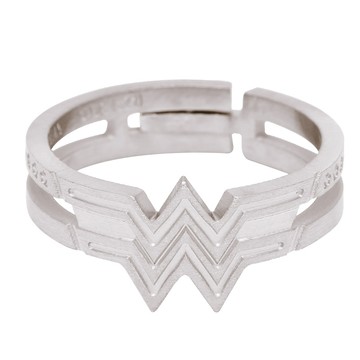 神力女超人西德鋼戒指-男款銀