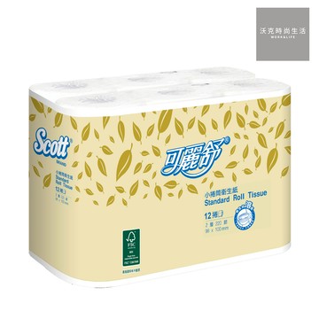 可麗舒 小捲筒衛生紙/23221/220節/12捲/6包