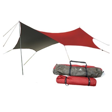 【Camp Plus】透氣圓頂帳銀膠六角天幕 EZ-250 悠遊戶外