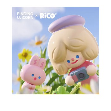 尋找獨角獸 RICO 去野餐吧系列盲盒手辦公仔盒玩 (單入隨機出貨)