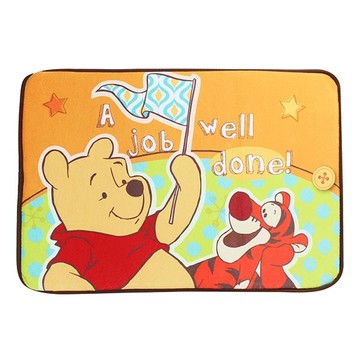 【震撼精品百貨】Winnie the Pooh 小熊維尼~布面地墊~與跳跳虎#38540