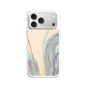 iPhone 17 Pro Max SolidX 白 - 石紋與渲染 / Marble & Dreamy Gradient - 幻境