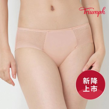 黛安芬-勻體魔塑系列 中腰平口褲 M-EL 粉膚｜87R2550 VV